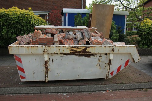 Professional team performing home clearance in Pinner