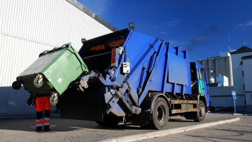 Commercial waste removal services in Pinner office environment